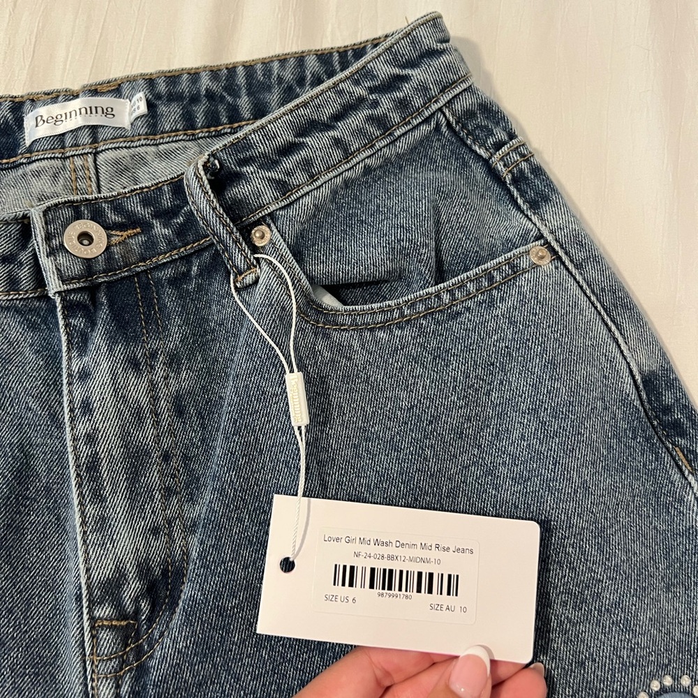 BEGINNING BOUTIQUE ✨ - Lover Girl Mid Rise Jeans - Picture 2 of 10